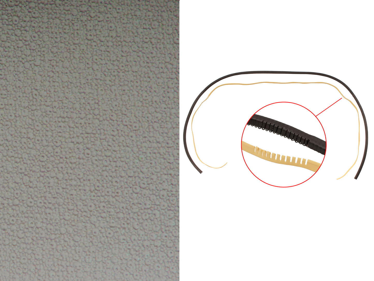 Headlining & Visor VL Sedan Chrysler Grey - 92024825-HL042