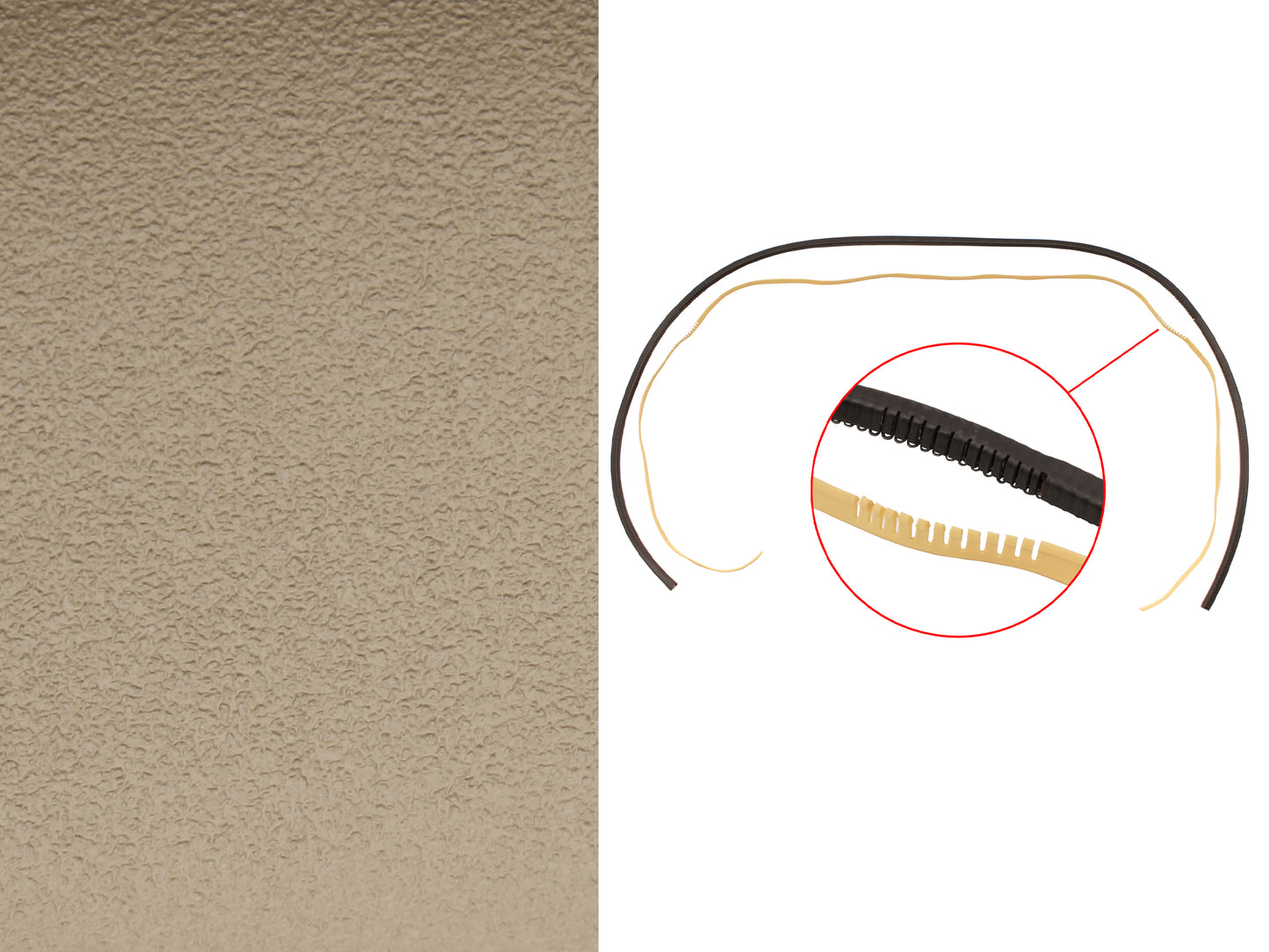 Headlining & Visor VL Sedan Sandalwood Sandpaper - 92024825-HL059