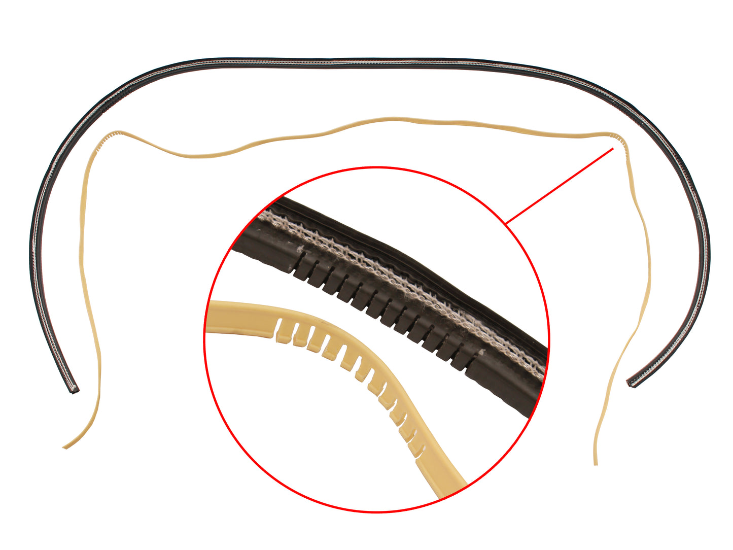 Headlining & Visor VL Wagon Black Sandpaper - 92024826-HL003