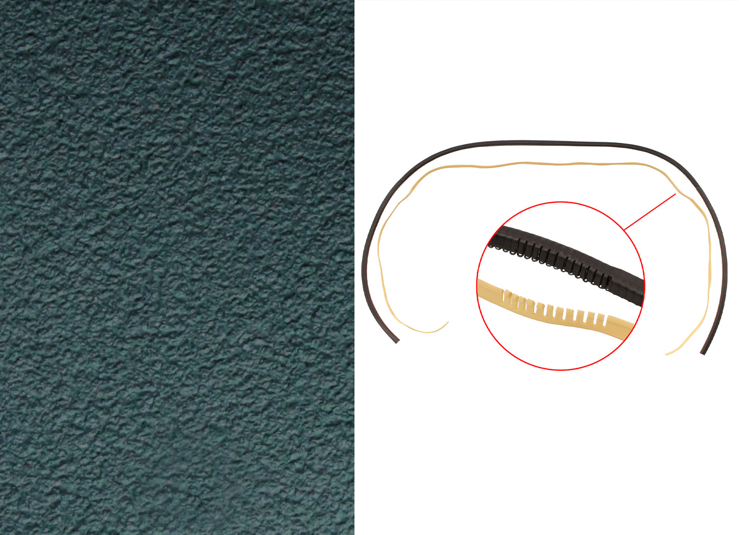 Headlining & Visor VL Wagon Cerulean Sandpaper - 92024826GP