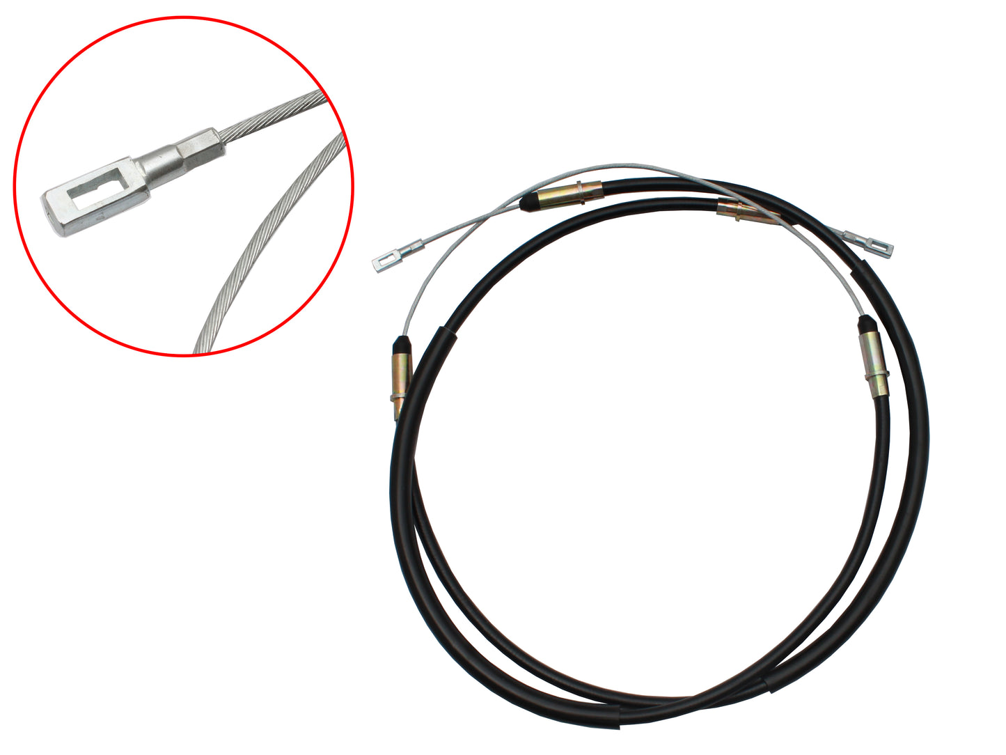 Handbrake Cable Rear VL Commodore With Disc Brake - 92024845