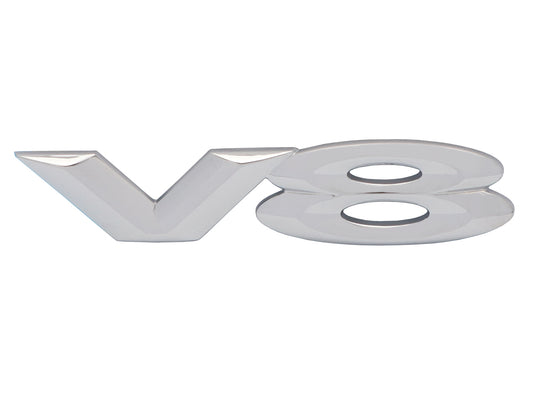 Holden Commodore Chrome "V8" Badge x1 VY V8 Fender or Guard  5.7 - 92084153
