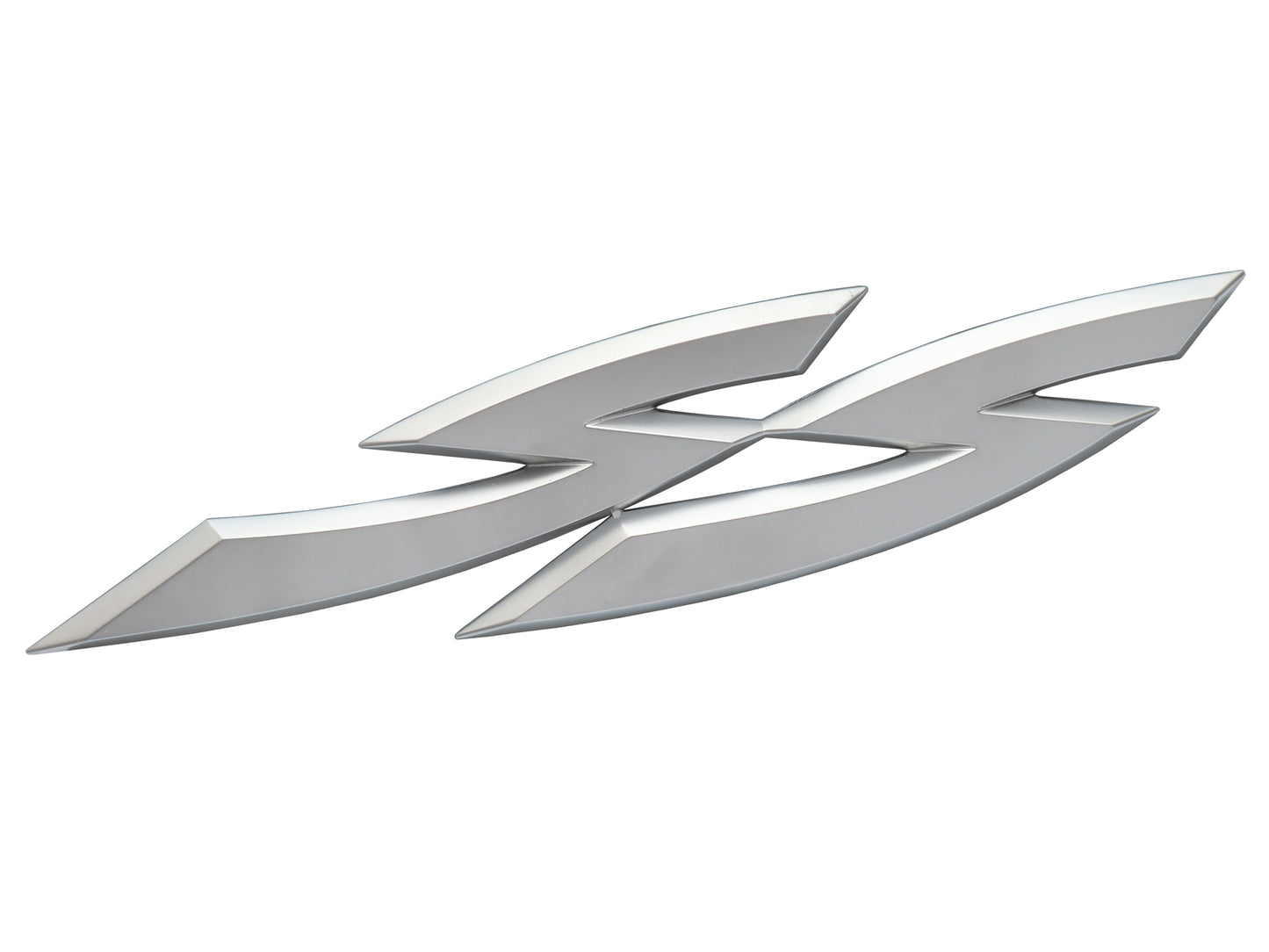 Badge "SS" VY Sedan Wagon Ute Bootlid Rear Panel Tailgate Satin Chrome - 92084161