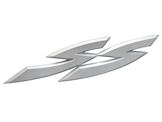 Badge "SS" VY Sedan Wagon Ute Bootlid Rear Panel Tailgate Satin Chrome - 92084161