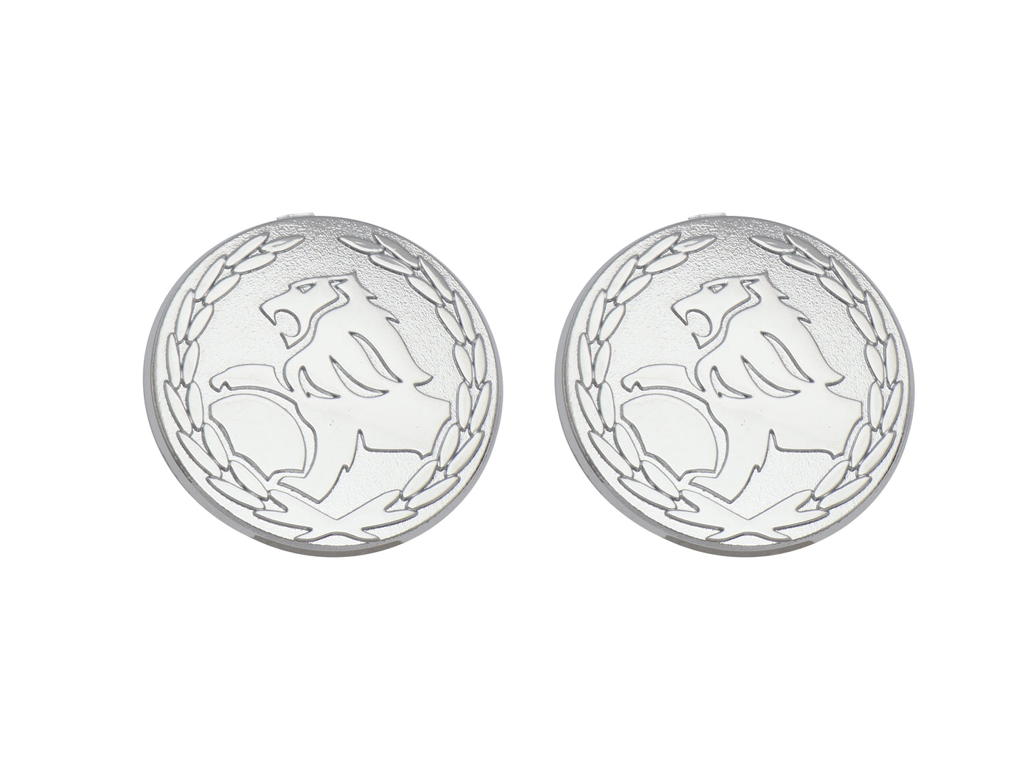 Badge Scuff Plate Pair Statesman Lion Wreath WH WK WL, Vauxhall & Buick - 92103091