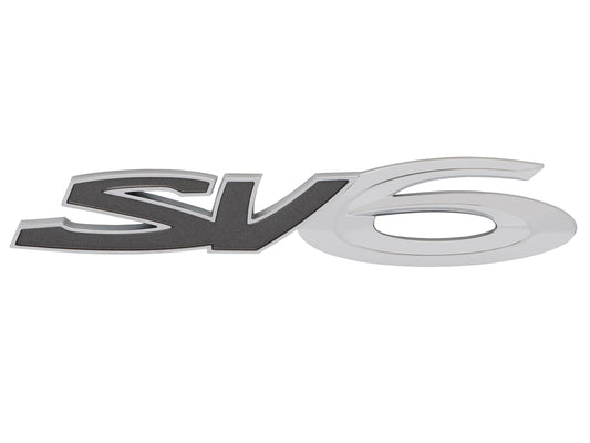 Badge "SV6" Bootlid VE VF Commodore Sedan - 92261822