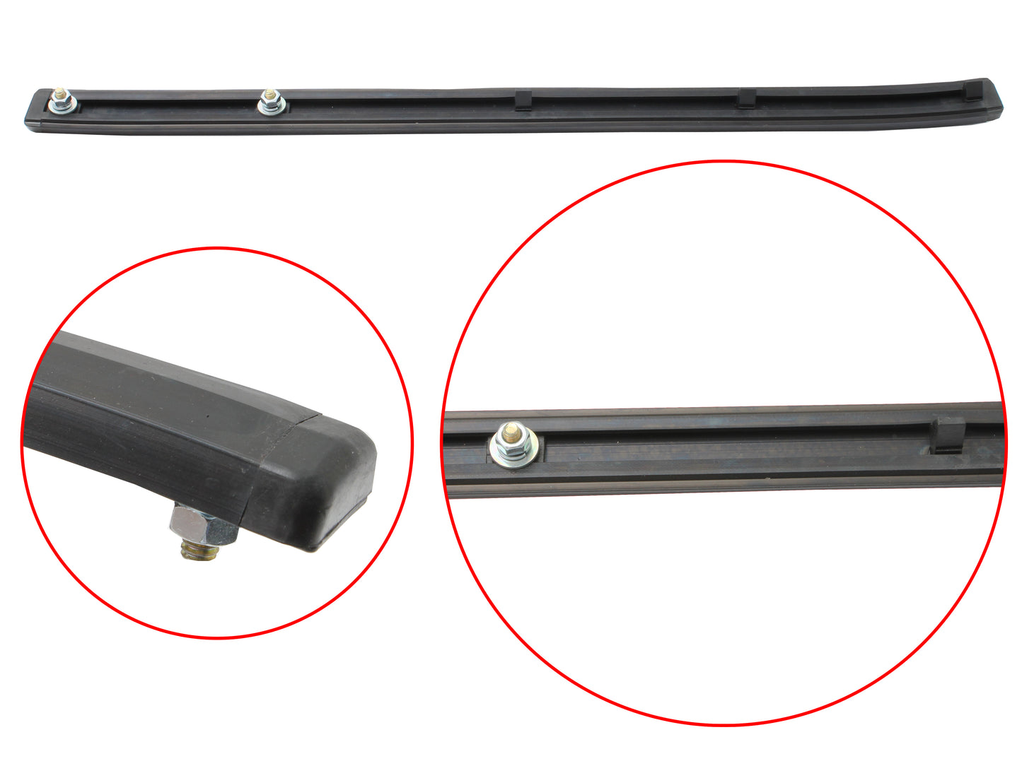 Rubber Strip HJ HX HZ Sedan Wagon Rear Bumper Bar - 9930604