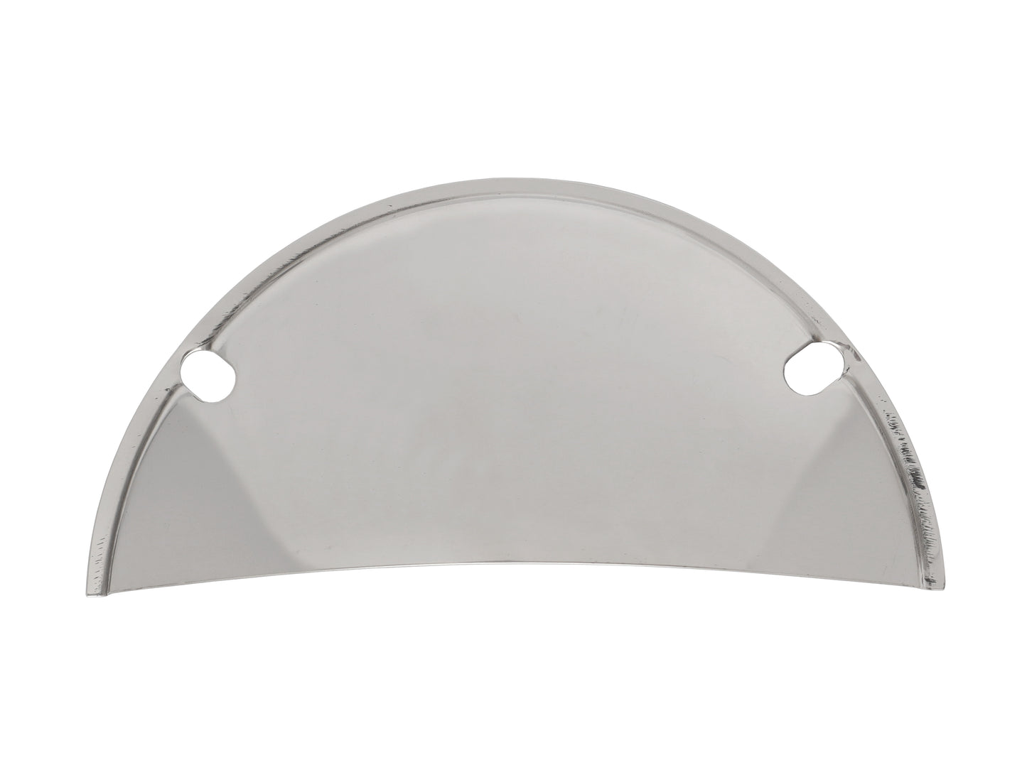 Headlight Covers Half Moon 7 1/2" Chrome Pair - ANT10476