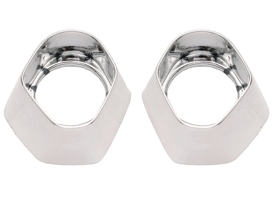 Holden Commodore Interior Armrest CHROME Surround TRIMS ONLY VB VC VH VK VL x2 plastic - EA1001