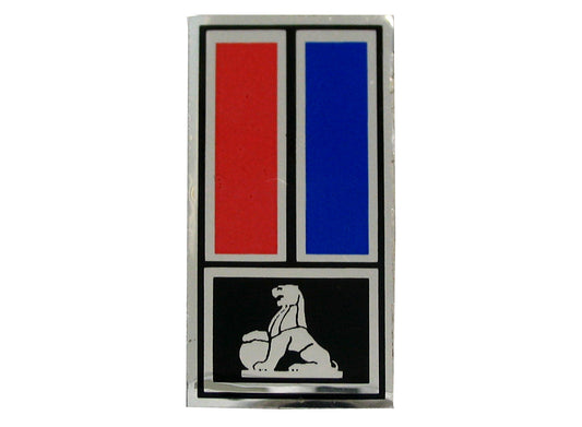 Badge Console Insert HK GTS With Lion Red Blue - B1278