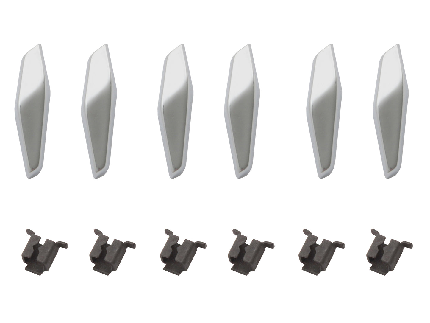 Badge Fender Ornament Kit EK (3 Left, 3 Right) - B1282