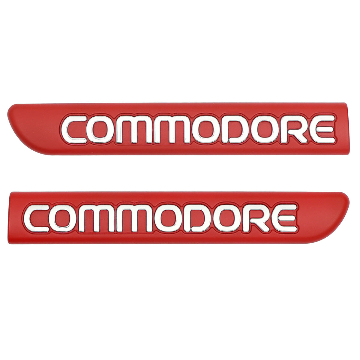 Badge Moulding "Commodore" Red Front Fender VR VS S & SS - B1307