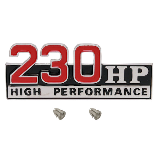 Badge "230 Hp" Fender XT GT - B2027