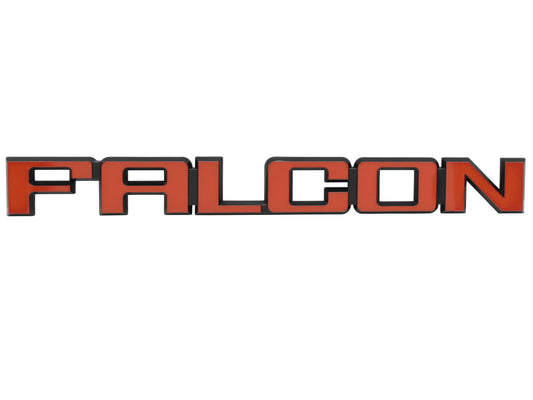Badge "Falcon" Red XD XE XF Boot & Tailgate - B2062