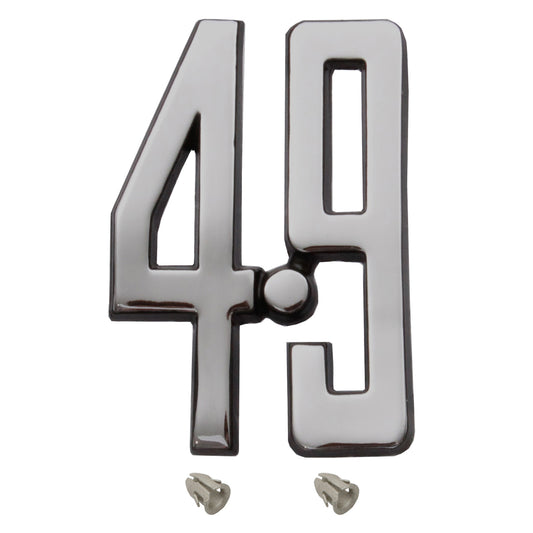 Badge "4.9" XC Fender (Chrome) Except GS & Cobra - B2104