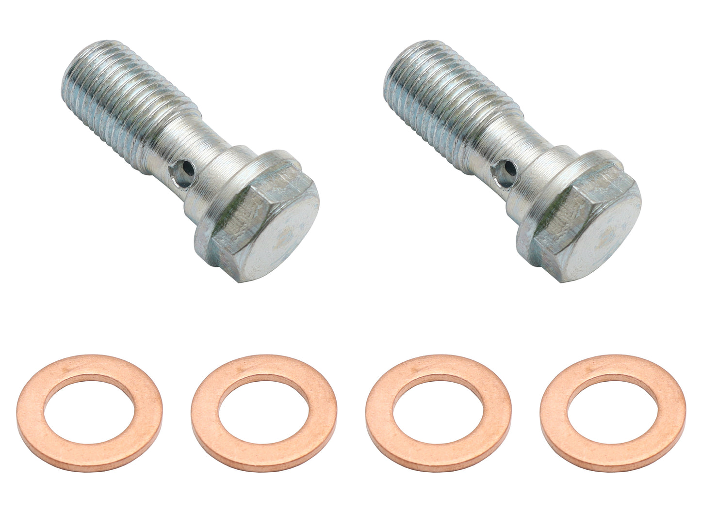 Brake Banjo Bolt Kit 10 x 1.00 (Zinc) With Washers Late UC WB VB-VF - BB11002