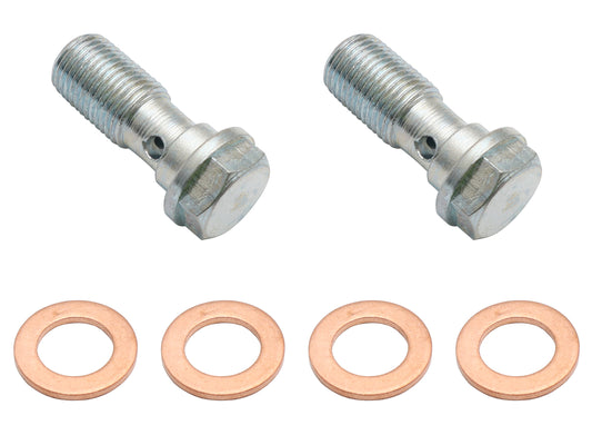 Brake Banjo Bolt Kit 10 x 1.00 (Zinc) With Washers Late UC WB VB-VF - BB11002