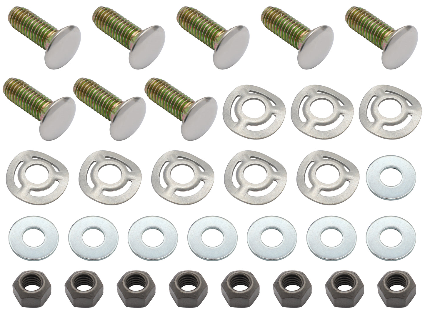 Bumper Bar Bolt Kit XA XB ZF ZG Rear With Washers - BB2004