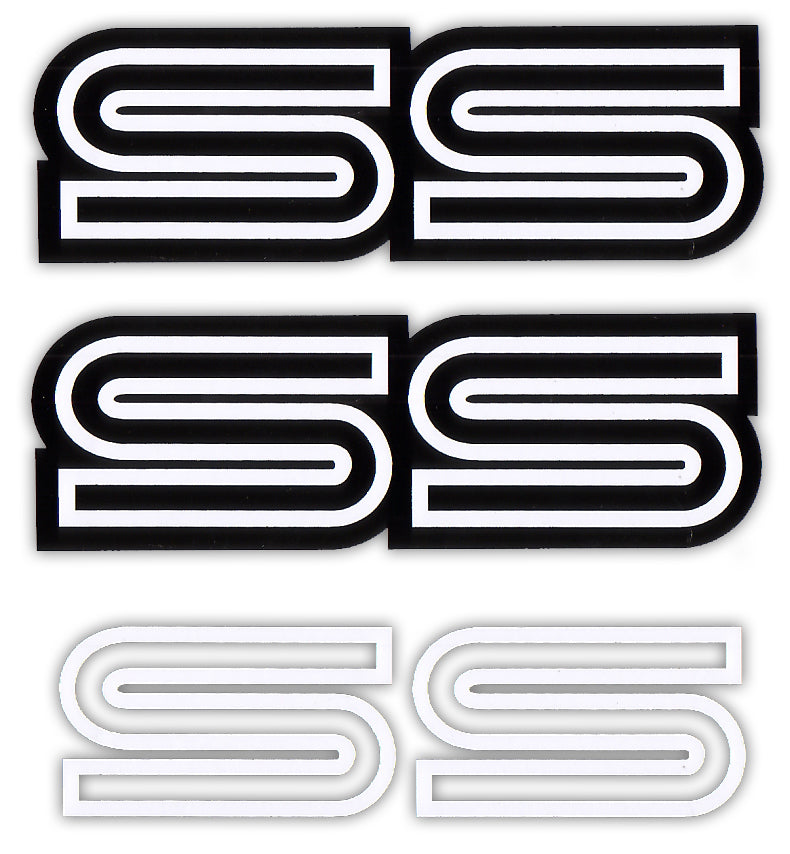 Decal Body Kit HQ "SS" Fender & Boot (3 Pcs) - BD1004