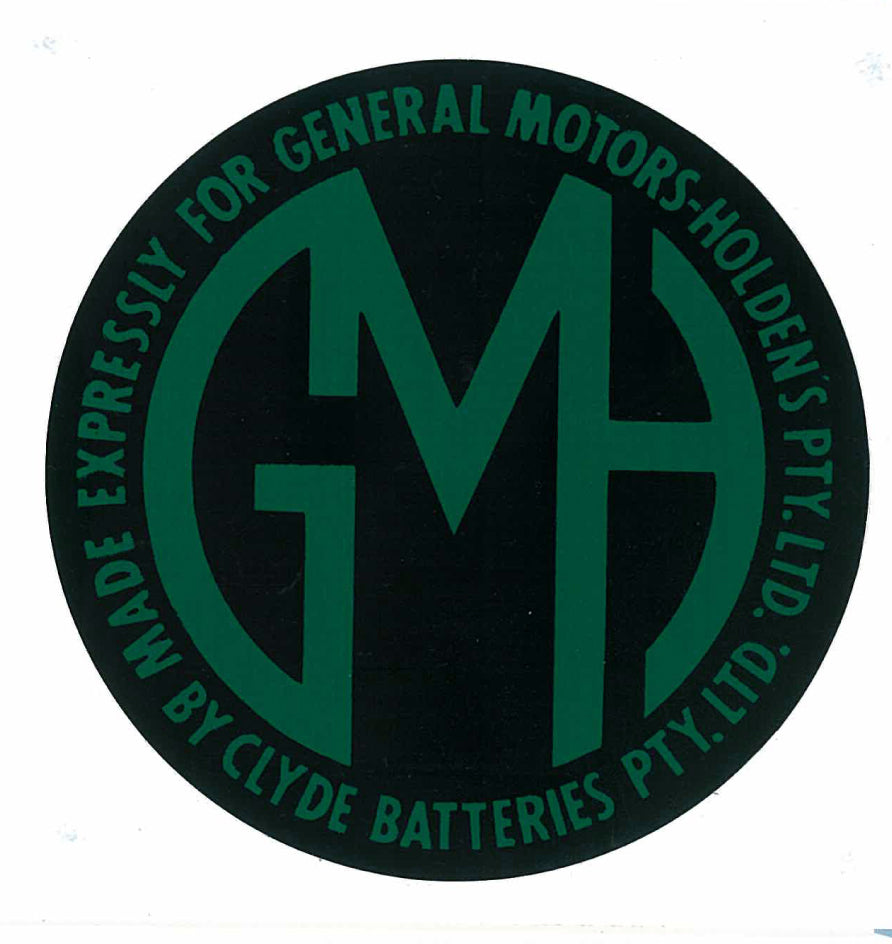 Decal 48 FJ FE FC FB EK EJ EH GMH Battery - BD1042