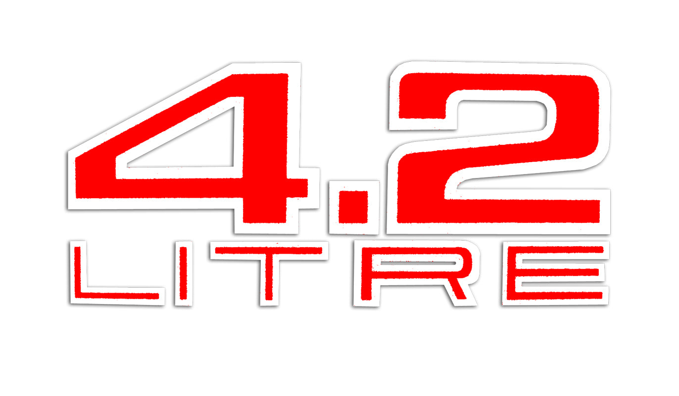 Decal "4.2 Litre" Aircleaner LH SLR & HJ GTS - BD1050