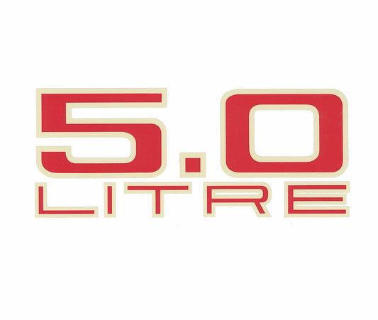 Decal 5.0 Litre Air Cleaner LH Torana And HJ 5 Ltr - BD1053