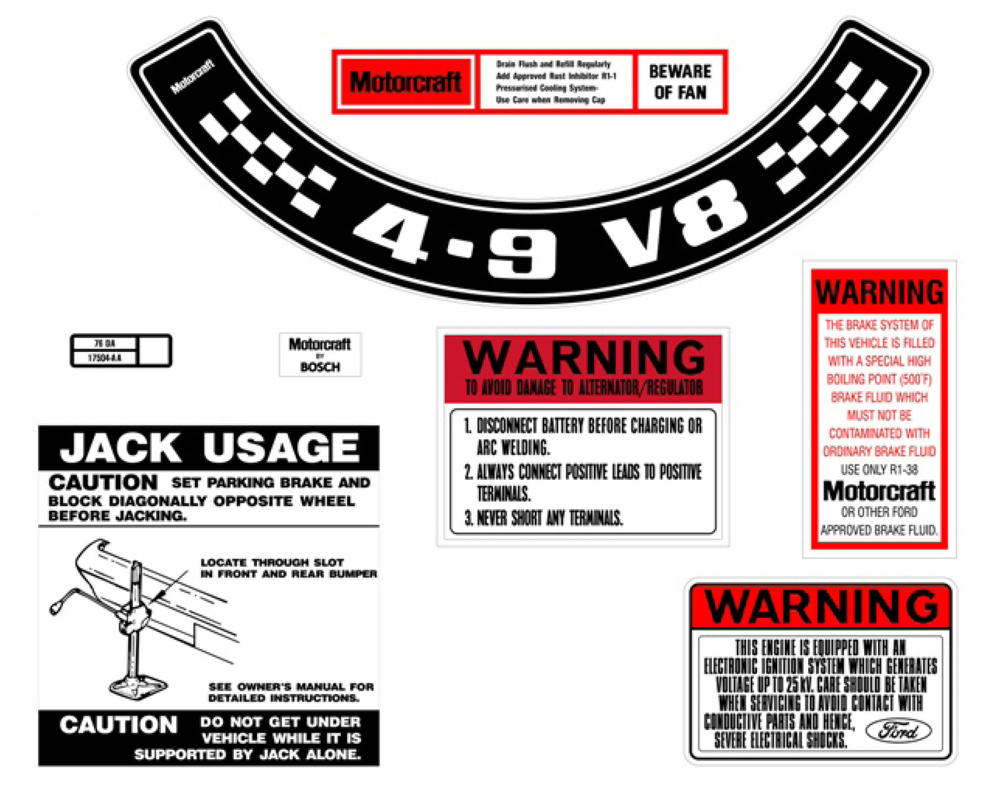 Decal Kit XC ZH 4.9 V8 - BD2074