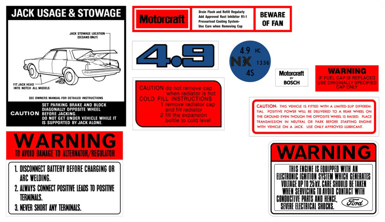 Decal Kit XD ZJ 4.9 V8 - BD2076