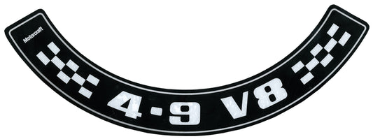Decal "4.9 V8" Air Cleaner XC ZH - BD4371