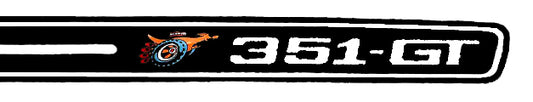 Body Decal Stripe Kit (Black) Ford XY GT Sedan - BD4379