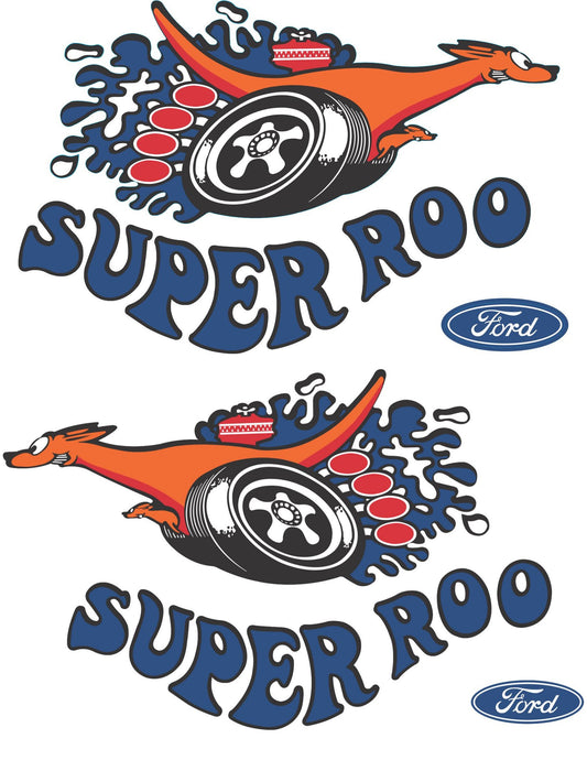 Decal "Super Roo" Fender (Large) XW GT (Pair) - BD4576
