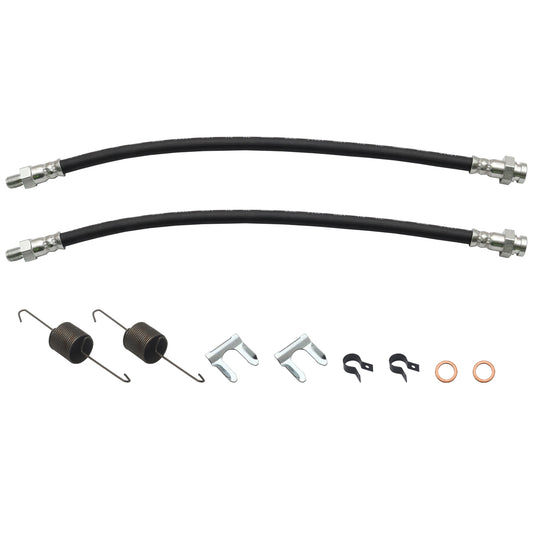 Brake Hose Kit Front EH Ute Van HD HR HK HT HG LC LJ Both Sides Drum Brake - BHK1003