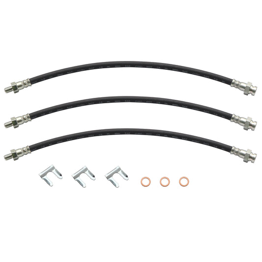 Brake Hose Kit Front & Rear EJ EH Both Sides Drum Brakes Except EH Ute Van - BHK1004