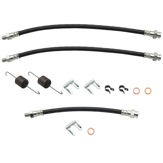 Brake Hose Kit Front & Rear HK HT HG Both Sides Drum Brakes - BHK1005