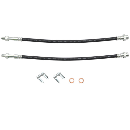 Brake Hose Kit Front HQ HJ HX Both Sides Disc Brakes Exc HX Alloy Caliper - BHK1007