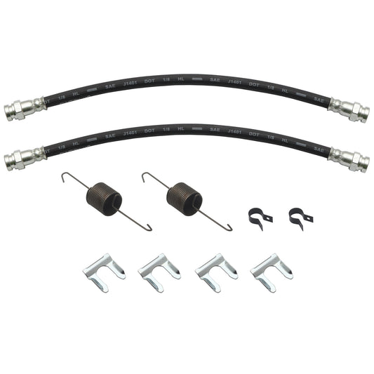 Brake Hose Kit Front LC LJ Both Sides Disc Brakes - BHK1011