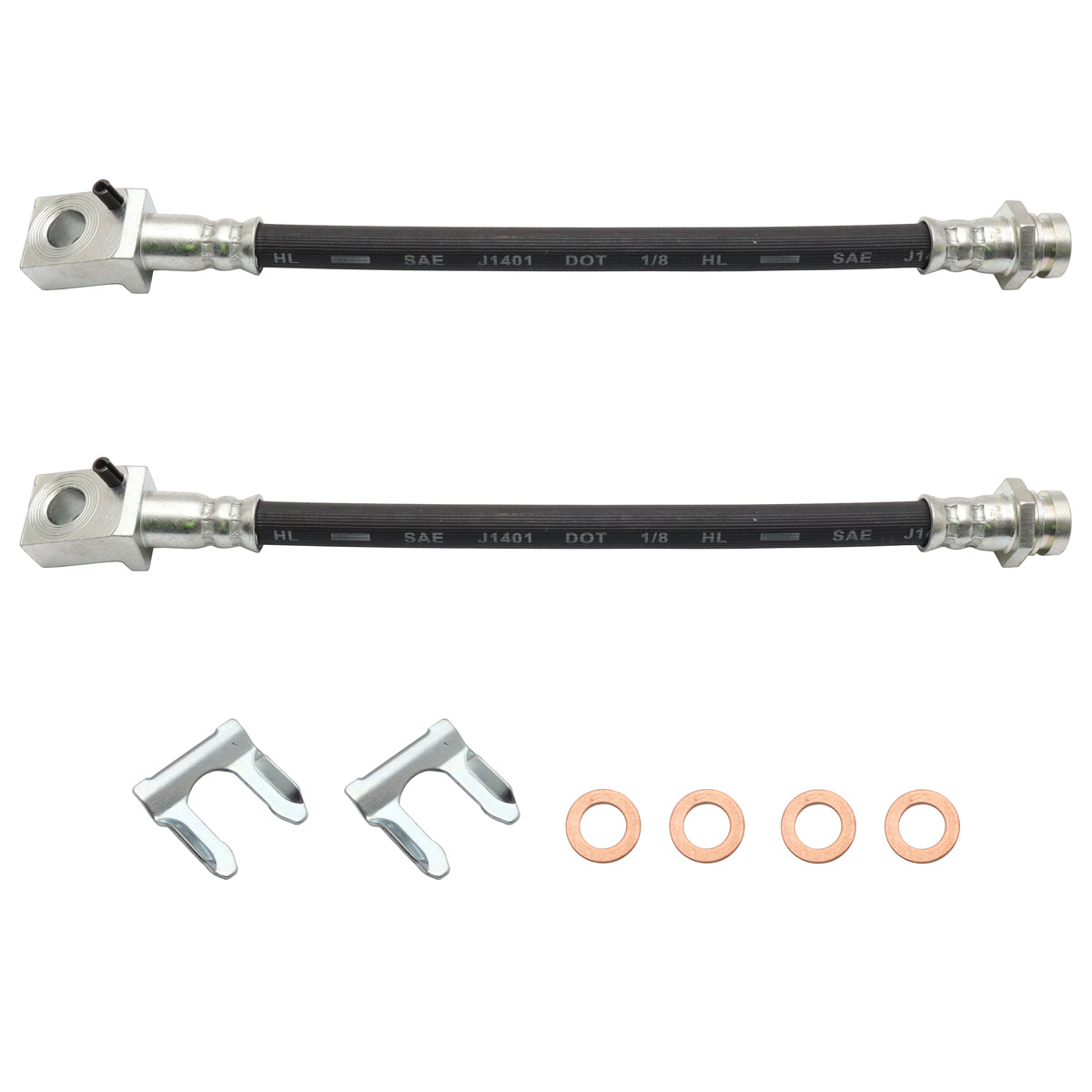 Brake Hose Kit Rear VL VN Early VP Disc Brakes Both Sides Hose To Caliper - BHK1016