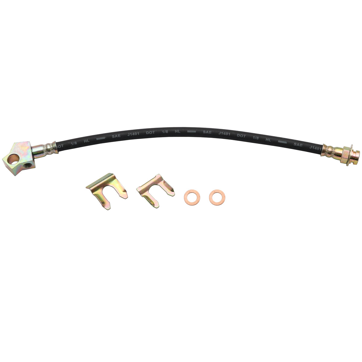 Brake Hose Kit Front & Rear XW XY XA ZC ZD ZF Both Sides Disc Front Drum Rear - BHK2005