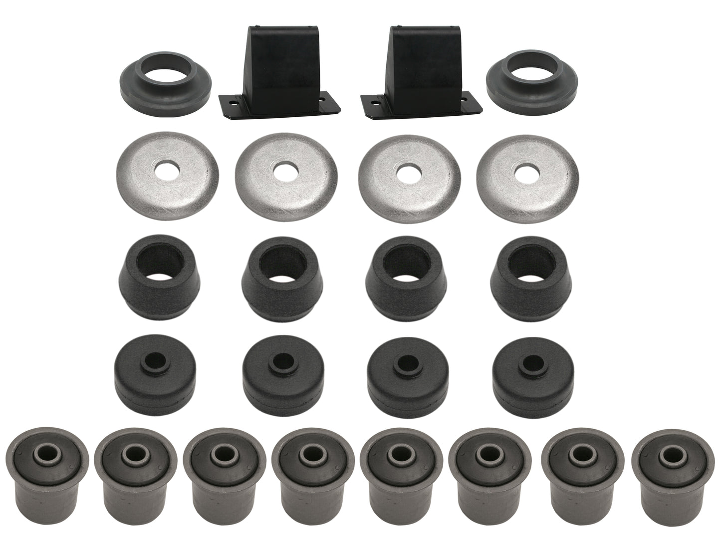 Suspension Rubber Kit Rear HQ HJ HX HZ WB Sedan Wagon - BKR1000
