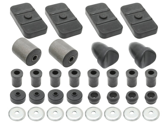 Suspension Rubber Kit Rear HT HG Sedan Wagon Monaro Auto - BKR1015