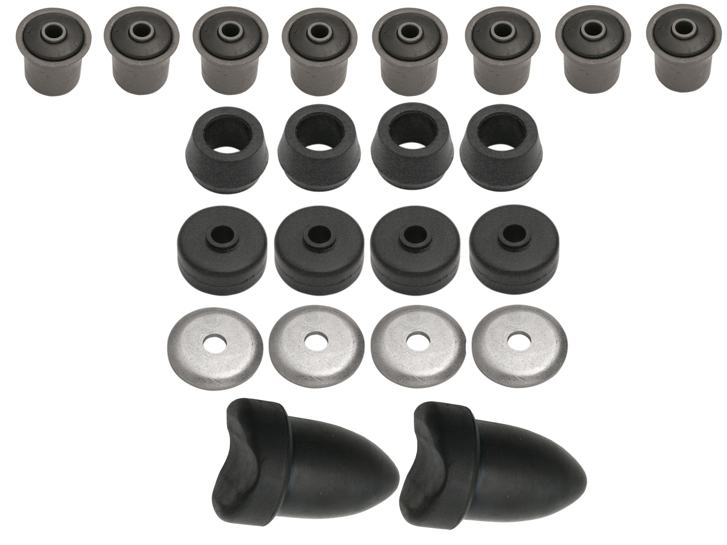 Suspension Rubber Kit Rear LC Wth Long Bump Rubber - BKR1018