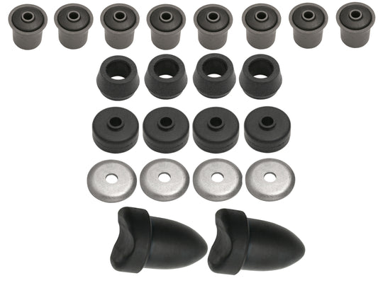 Suspension Rubber Kit Rear LC Wth Long Bump Rubber - BKR1018