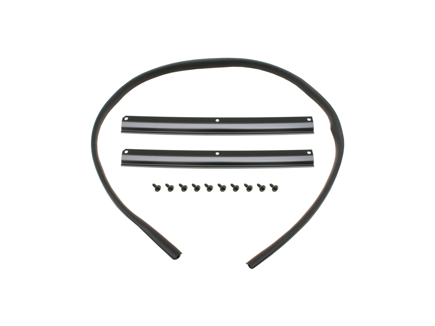 Holden Bonnet Firewall Lacing Rubber Strip + Retainer Plates + Screws HQ wind - BL111A