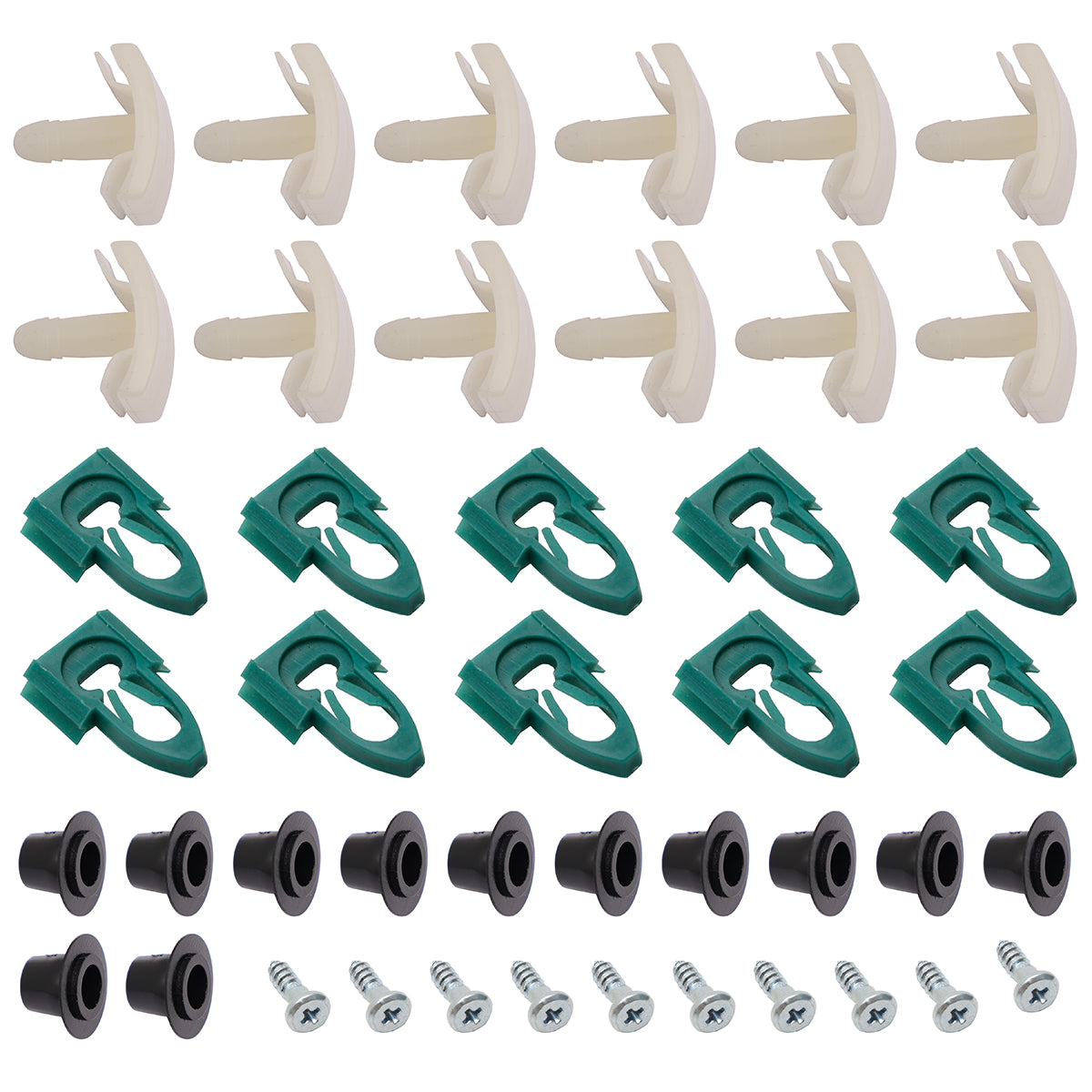 Top Door Moulding Clip Kit Ford XB XC ZF ZG ZH - BMC2034
