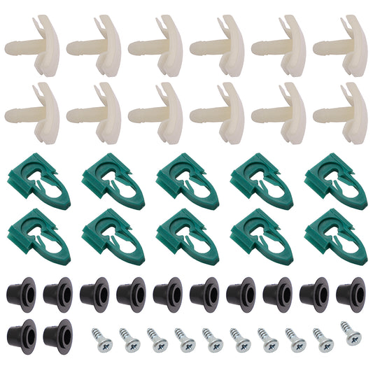 Top Door Moulding Clip Kit Ford XB XC ZF ZG ZH - BMC2034
