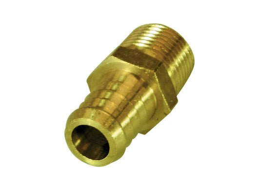 TFI Brass Male Tail 1/8 Hose X 1/8 Bsp - BMT1818