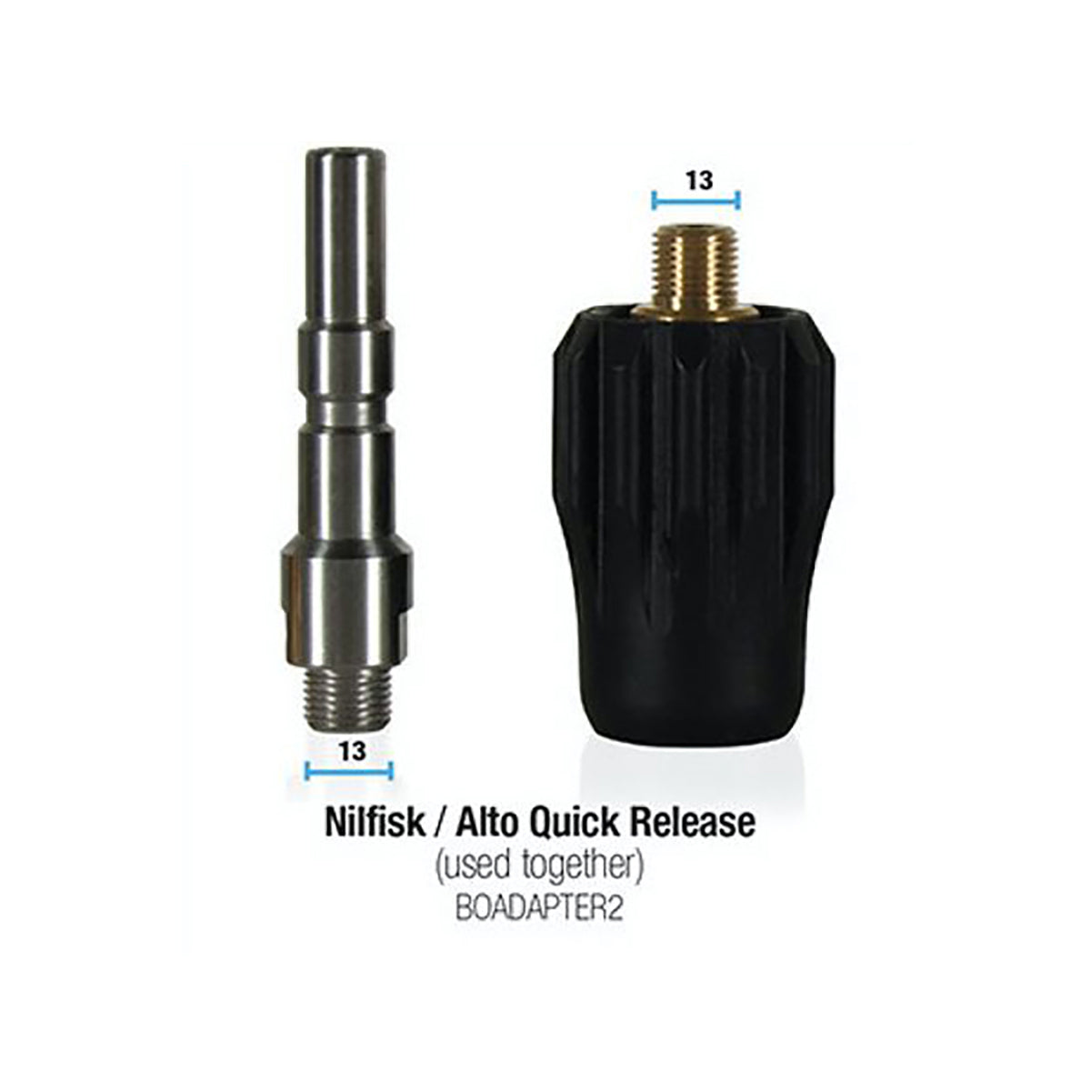 BOWDEN'S OWN Nilfisk / Alto Quick Release Pressure Washer Snow Cannon Adapter - BOADAPTER2