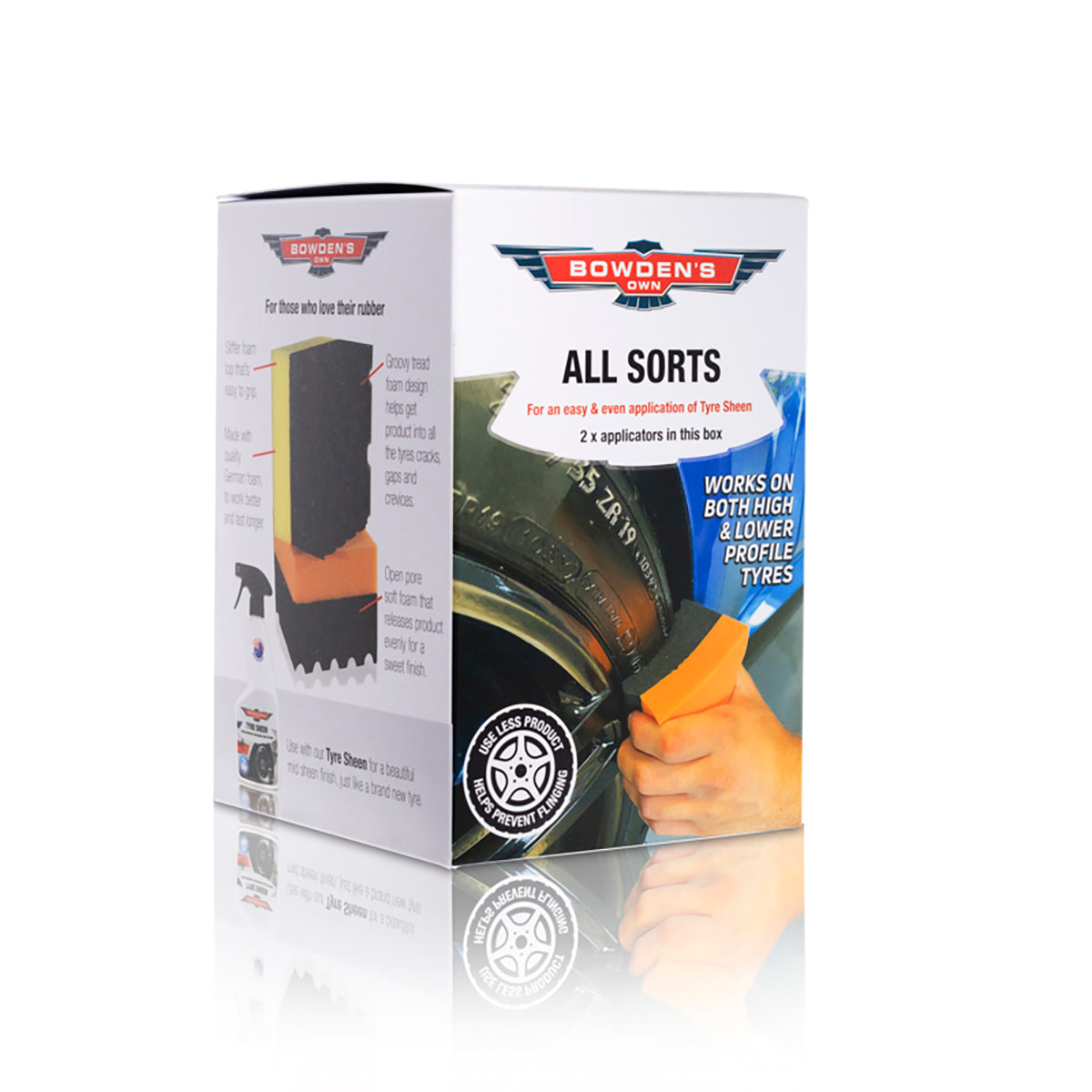 BOWDEN'S OWN All Sorts Tyre Sheen Applicators - BOASORTS