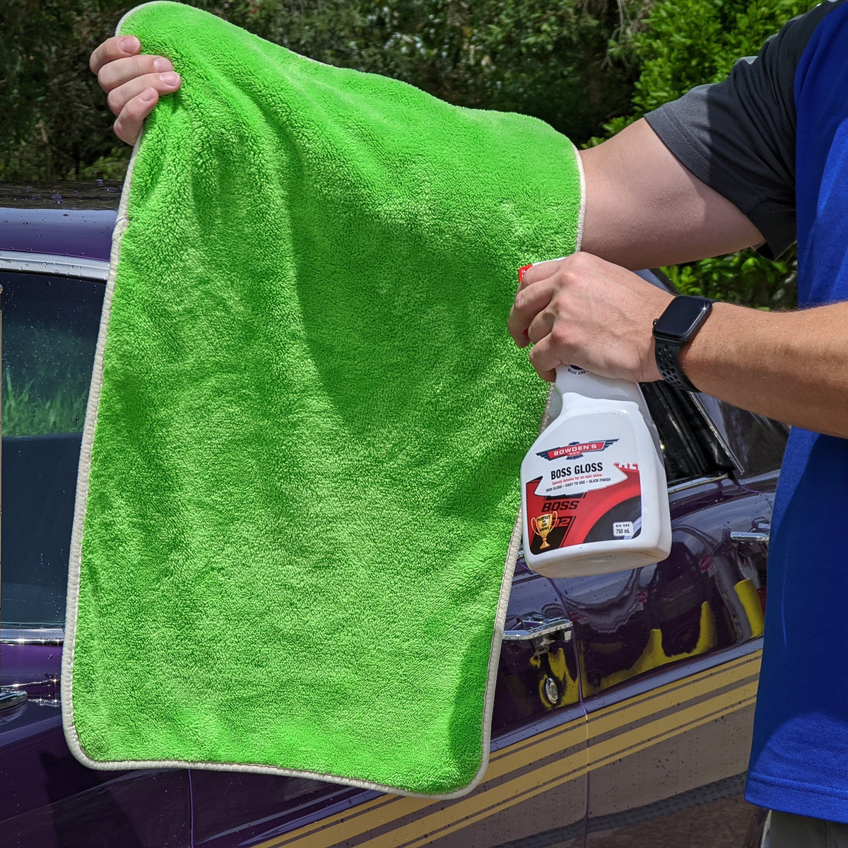 BOWDEN'S OWN Big Green Sucker Drying Towel 40 x 70cm - BOSUCKER