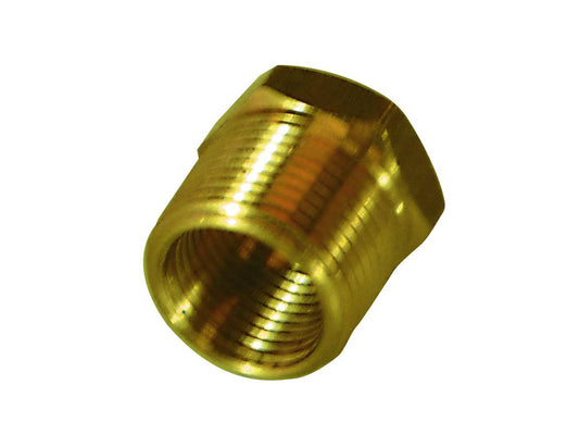 TFI Brass Reducing Bush 3/8 Male x 1/8 Female Bsp - BRB3818